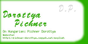 dorottya pichner business card